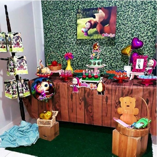 Tnt Estampado Madeira Premium Amadeirado Decoração Festa Parede Painel Toalha de Mesa