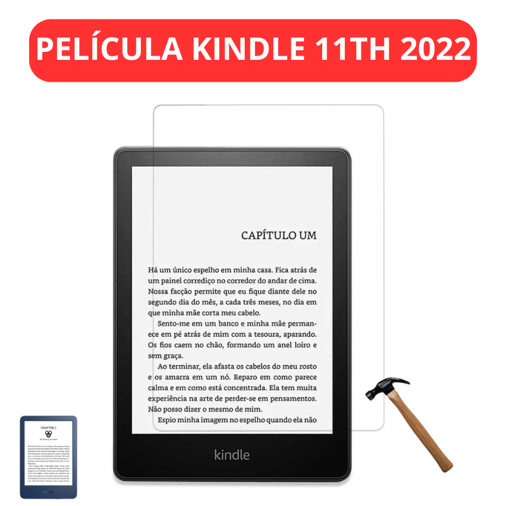 Película Anti Reflexo Transparente Protetora Tela Kindle 11° Geração 2022 Proteção Anti-impacto