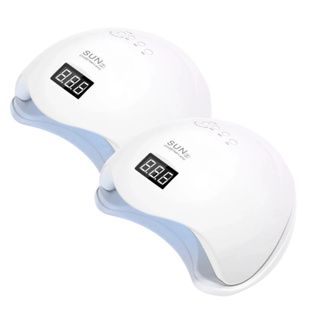 2x Cabine Sun 5 LED UV Digital 48w Unha Gel Acrigel Fibra Alongamento em Oferta na Shopee