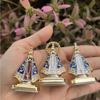 Santinha de Carro Nossa Senhora Aparecida Imagem Santa Coroa Painel Carro Mesa em Oferta na Shopee