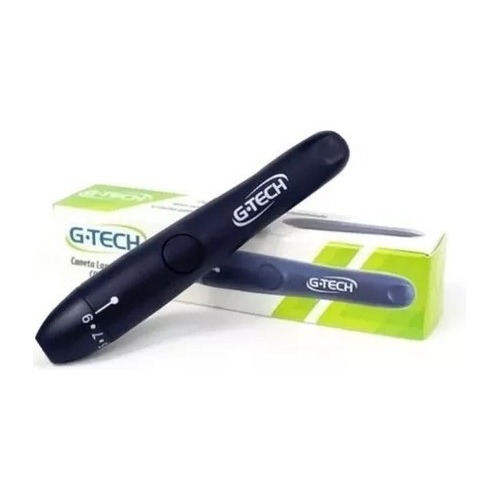 Kit Canetas Lancetadoras Comfort G-tech Medir Glicose Diabetes Glicemia 1 ou 2 unidades