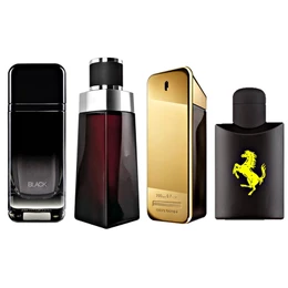 KIT 4/3/2/1 PERFUME MASCULINO IMPORTADO FRAGANCIA CONCENTRADA OTIMA FIXAÇÃO REFIL EM SPRAY