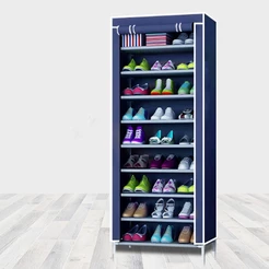 Organizar Sapatos Calçados Chinelos Roupas Objetos Sapateira com 9 Prateleiras Para