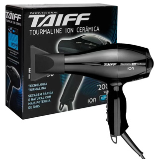Secador Cabelo Profissional Taiff Tourmaline Ion 2100W 127V em Oferta na Shopee