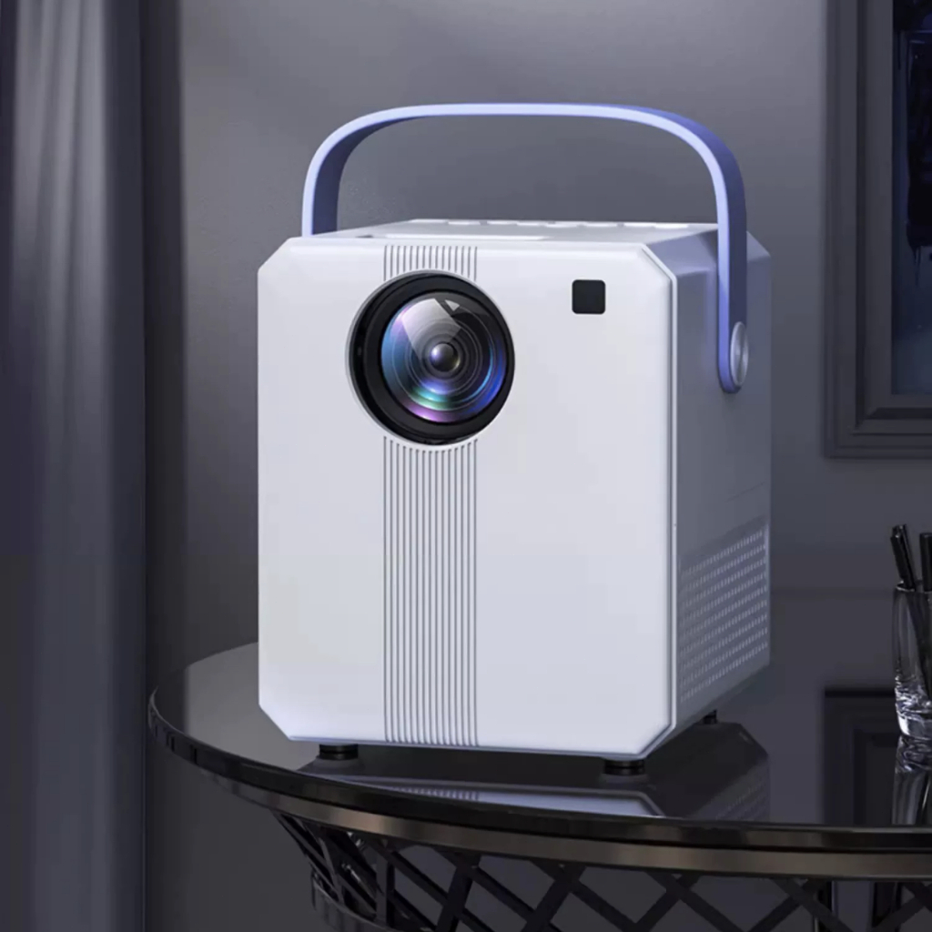 Projetor 4K HD 150 Polegadas Celular, Tv B0x, Xbox, PS, Pc, Wifi e Bluetooth HY300 Magcubic 110/220 E5