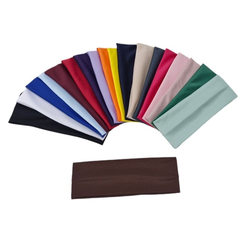 Faixa Pra Cabelo Larga 8 cm Modelo Básico Diversas Cores