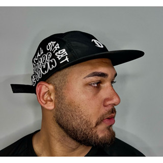 bone five panel aba reta Califórnia fitão promoção em Oferta na Shopee