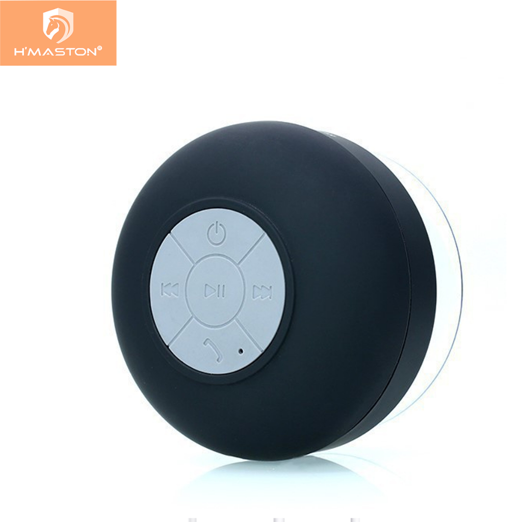H'maston  BTS-06 Mini Caixinha Som Bluetooth Portátil Prova de Água Ventosa - Audio