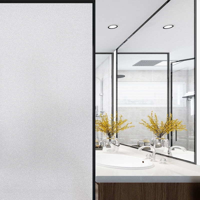 3m X 60cm Adesivo Jateado Liso Fosco Para Vidro Box Sacada Janela e Porta Elimina a Visão Sem Tirar a Luz — imagem 2 de 2