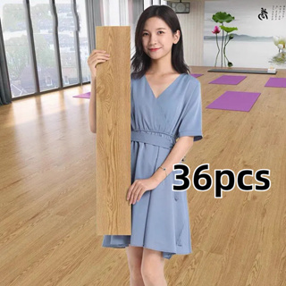 36 PC Adesivo de Piso Madeira Moderno Antiderrapante Lavável 91,4x15,2cm vinílico em Oferta na Shopee