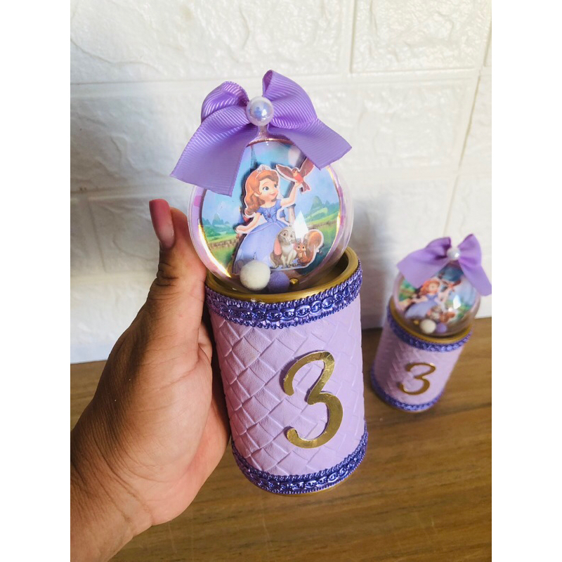 Cofrinho Personalizado de luxo Princesa  Sofia Sophia Lembrancinhas | Festa Infantil | Aniversário | Personalizados