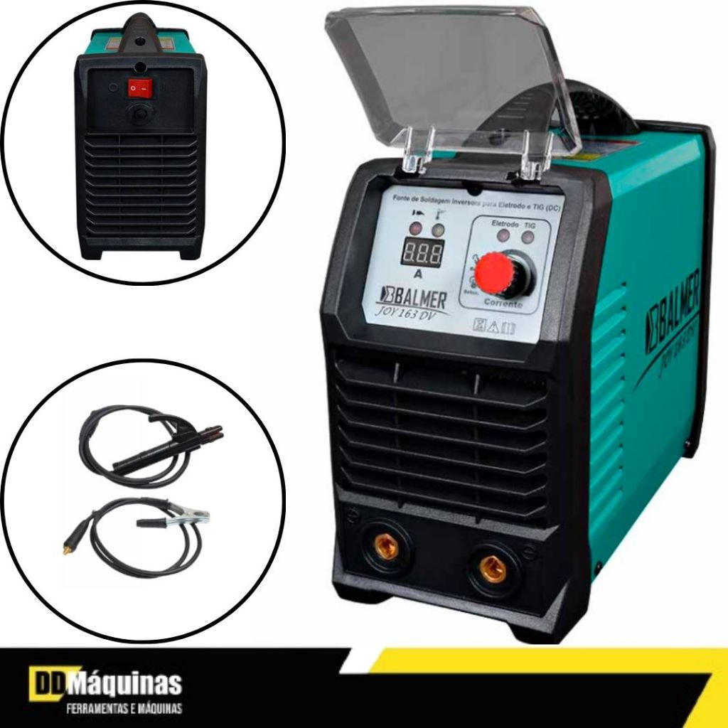 Máquina De Solda Inversora Joytig MMA 163 Bivolt - Balmer - Home & Living