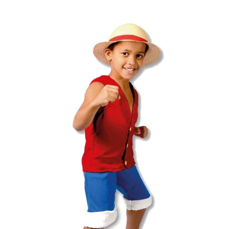 Fantasia , Kit , Conjunto , LUFFY , Adulto , Infantil , One , Cosplay , Anime