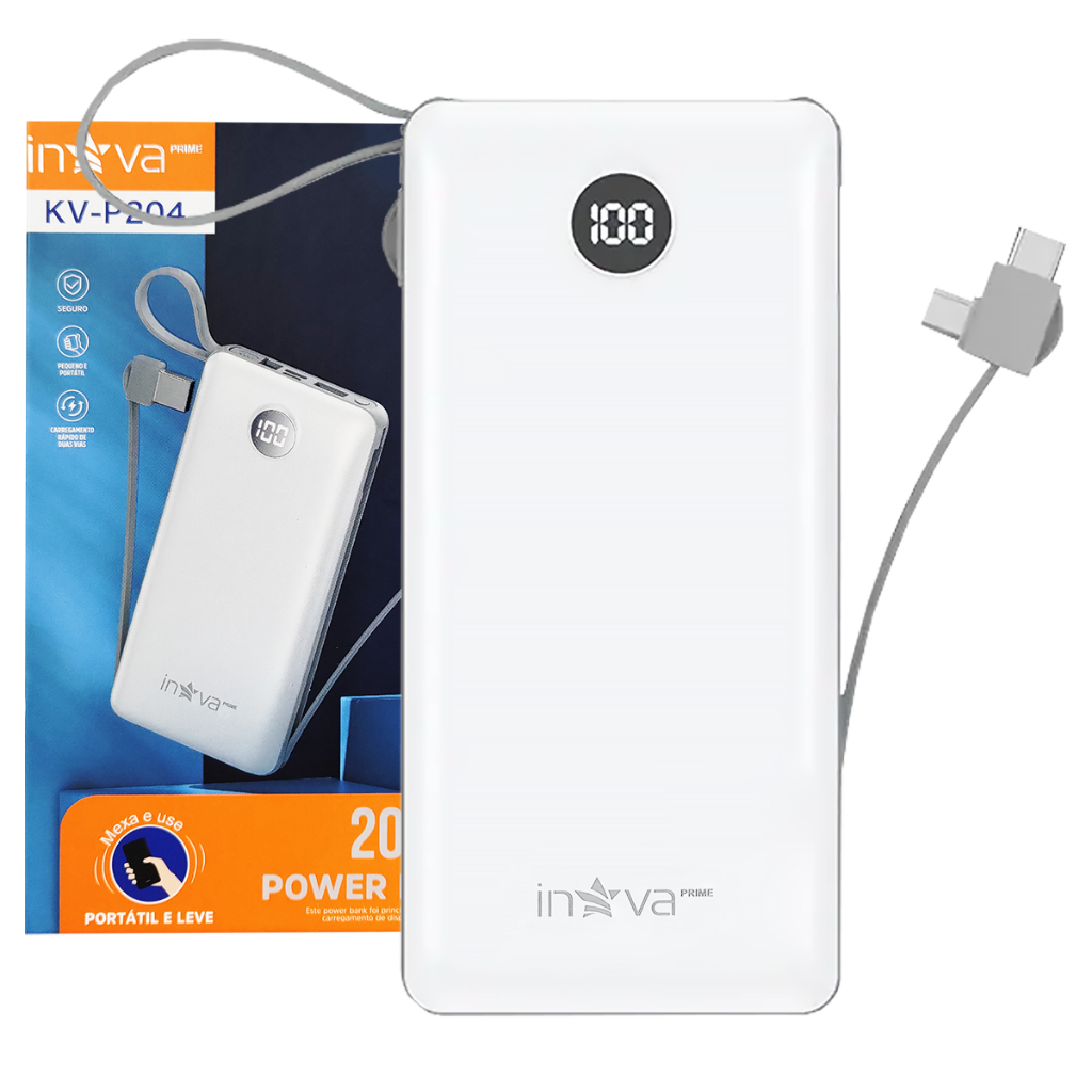 Carregador Portátil Turbo Power Bank 20000mah Original