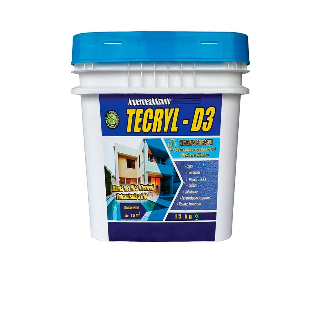 Impermeabilizante Acrílico 15Kg Tecryl em Oferta na Shopee