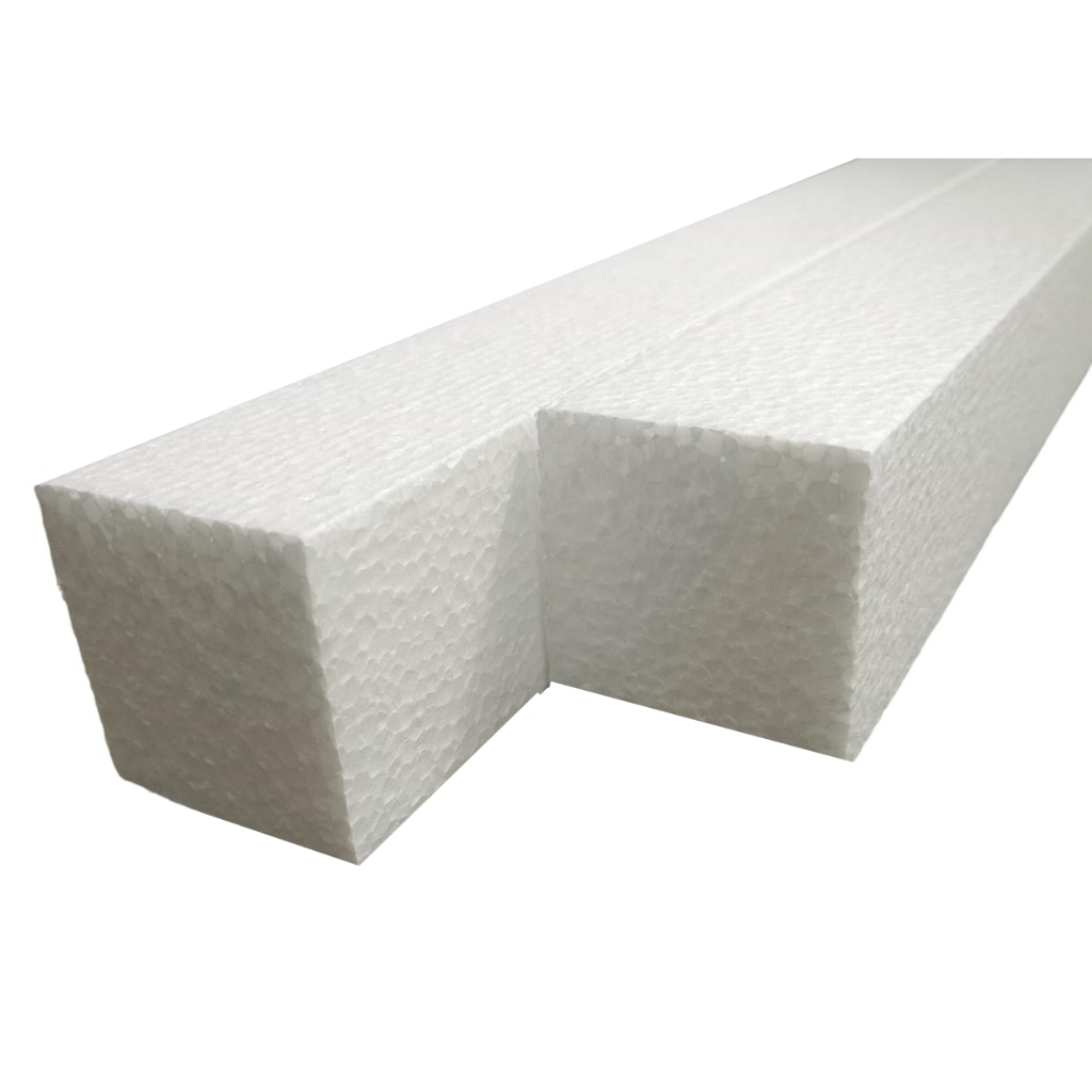 Moldura Externa Isopor EPS 30 X 15 CM  Fachada Viga Coluna 1 Metro Beiral