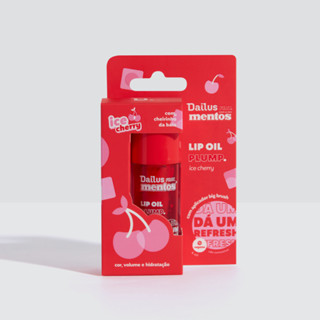 Lip Oil Plump Ice Cherry Dailus Feat. Mentos em Oferta na Shopee