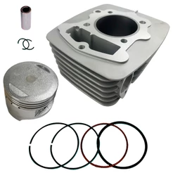 Kit Cilindro Motor Cbx 200 Strada 1994 A 2002 - Nx 200 1993 A 2001 - Xr 200 1994 A 2002 C Pistão E Anéis