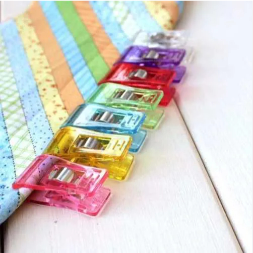 Mini Prendedor Clips Prender Plásticos Pequenos Colorido Costura Patchwork em Oferta na Shopee