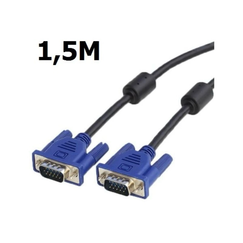 Cabo Vga Para Monitor 1,5 metro Vga X Vga Promoção Atacado