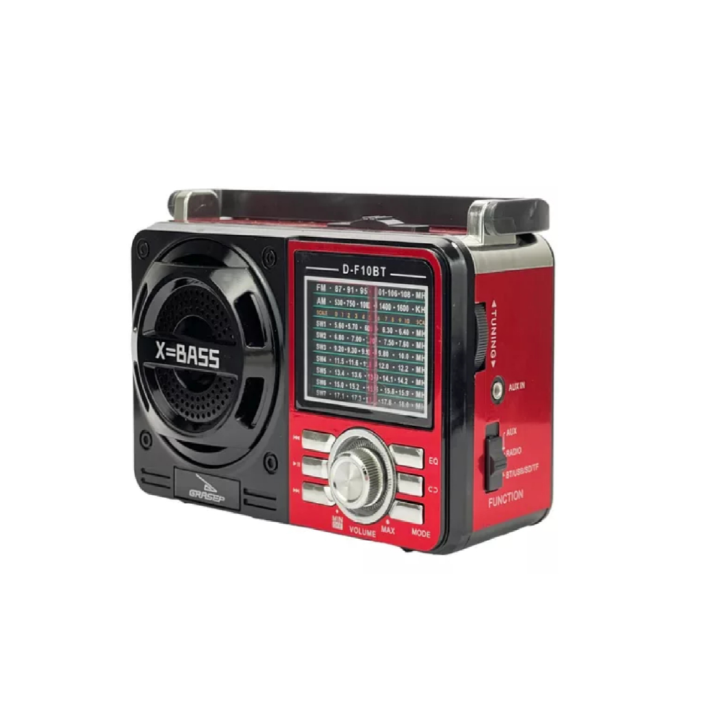 Rádio A Pilha E Tomada Am Fm Sw Pendrive Com Sd Radinho Usb em Oferta na Shopee
