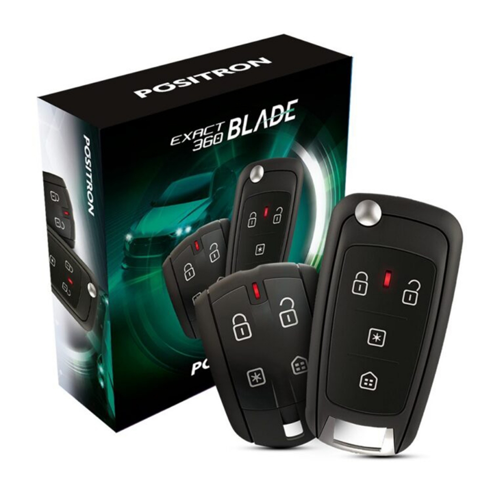 Kit Alarme Automotivo Pósitron Cyber EX360 Blade + Chave Canivete PX80 - Spare Parts and Accessories for Vehicles