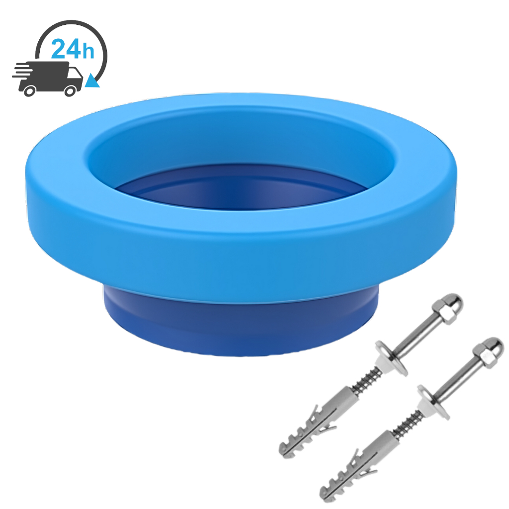 Anel De Vedação Com Guia + 2 Parafuso Castelo Bucha 10 Guia Para Vaso Sanitário Bolsa De Vedação