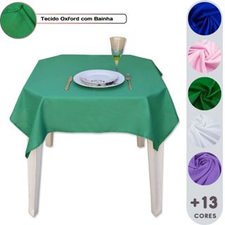 Kit Toalhas 1.0 x 1.0 Oxford para Mesa de Plástico com Bainha Festas e Buffet Aniversário em Oferta na Shopee