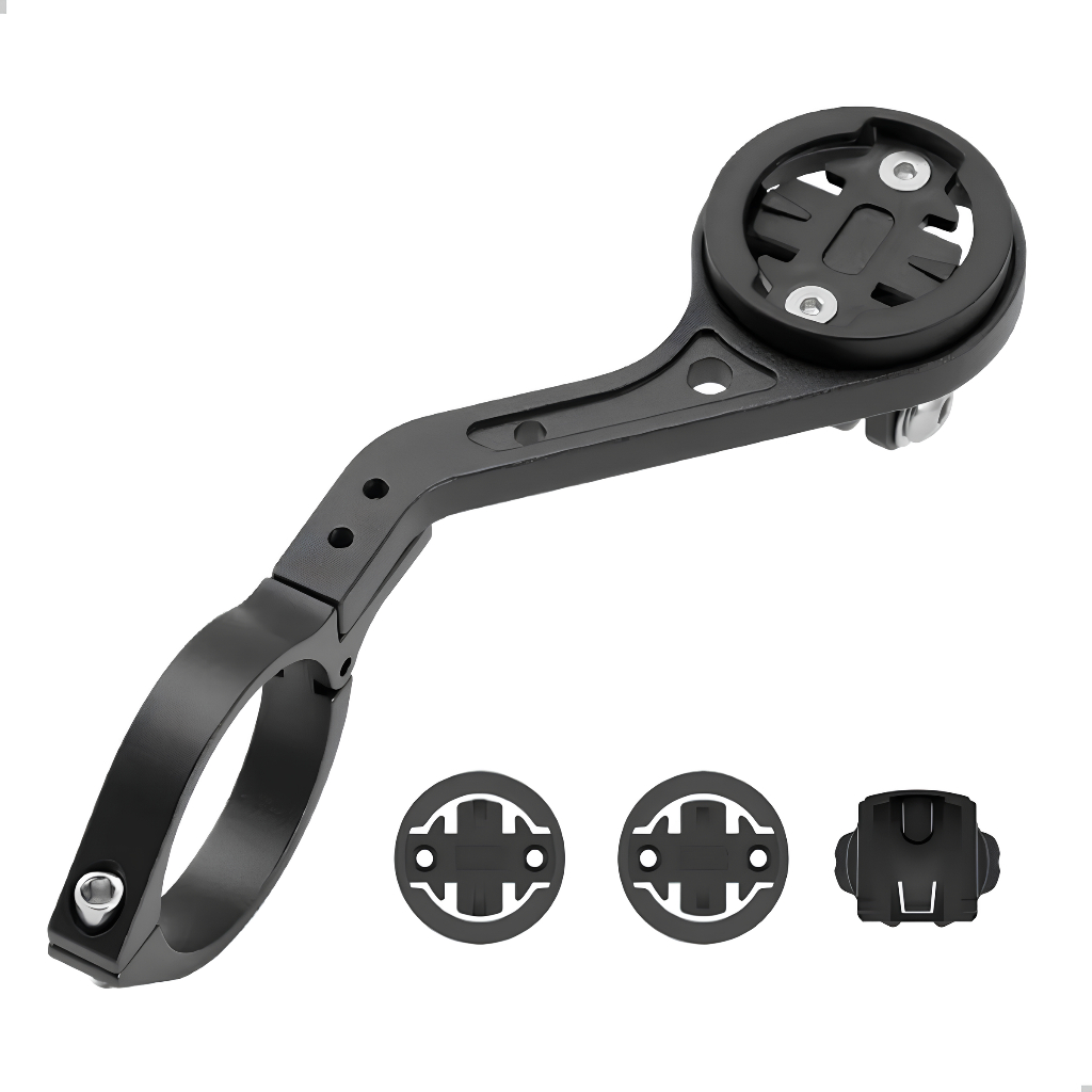 Suporte de Guidão Alumínio Para GPS Velocímetro Extensão Alongador Prolongador Igs Garmin Bryton Cateye Bike Bicicleta