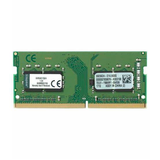 Memória RAM para Notebook DDR4 4GB 2400Mhz Kingston - KVR24S17S8/4
