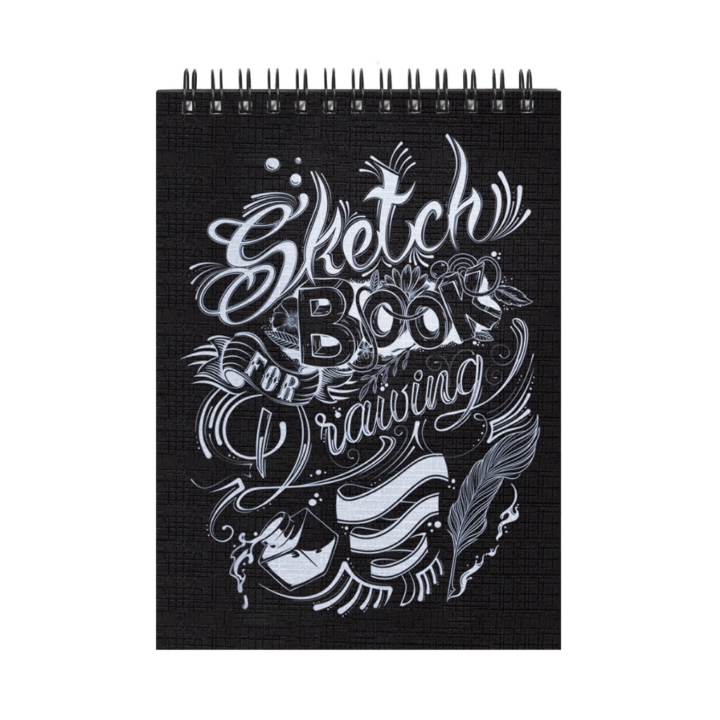 Sketchbook Caderno Desenho 100 Págs 50 Folhas 18x25cm 180g
