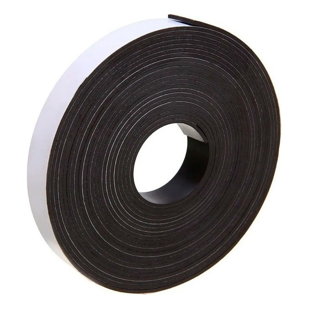 Imã Fita Flexível Autocolante Para Tela Mosqueteira 9mm - 5 Metros em Oferta na Shopee