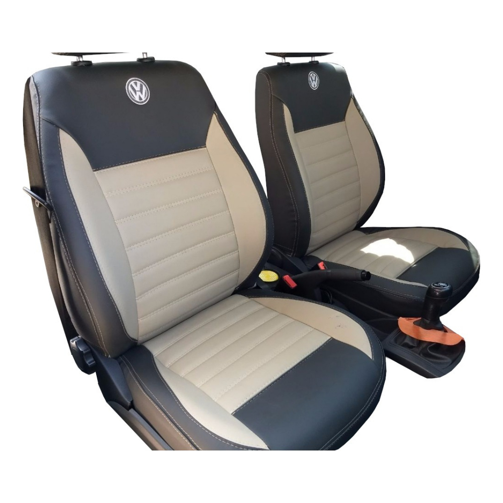 Capas Banco Couro Automotivo Sob Medida P/ Gol G2 G3 G4 G5 G6 G7 G8 + volante Costurado