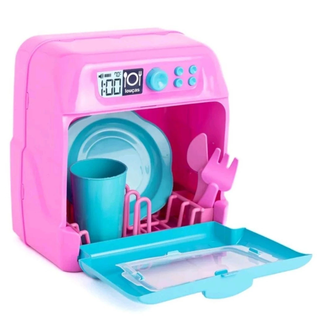 Lava louças Brinquedo Cozinha Criança Infantil 5 Acessórios Escorredor Pratos Copinho E Talheres em Oferta na Shopee