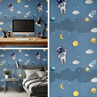 Papel de Parede Adesivo Quarto infantil Galaxia - 5 metros em Oferta na Shopee