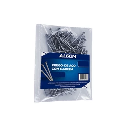 Prego De Aço Com Cabeça 17x21 C/ 100 Un Algom