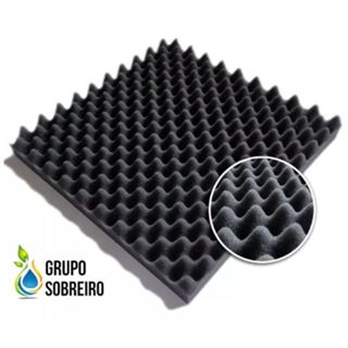 Espuma Acústica Anti Chamas  50 x 50 x 2cm 30 Placas - C.O em Oferta na Shopee