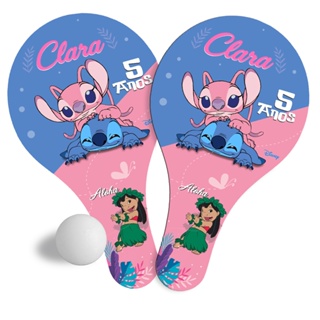 Kit 40 Raquetes com 20 Bolinhas (20 pares ) Personalizado para Aniversários e Lembrancinhas em Oferta na Shopee