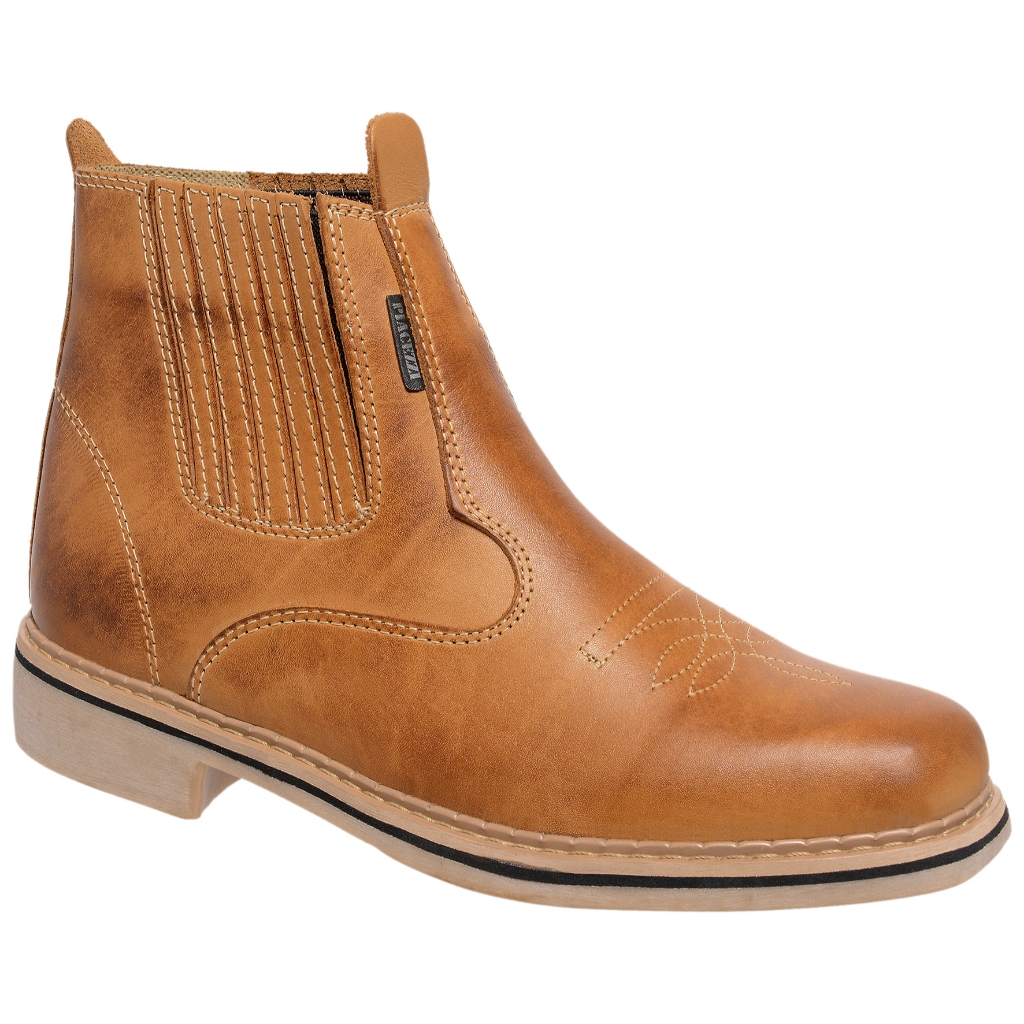 Bota Botina Casual em sola de latex Elegante confortável promoção em Oferta na Shopee
