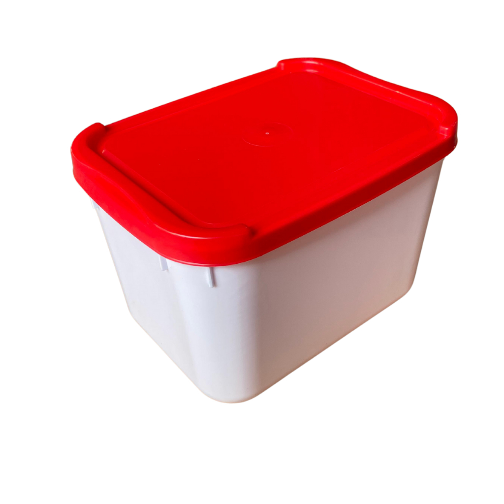 Pote Para Sorvete Branco Com Tampa - 2 Litros - Kit 10 unidades em Oferta na Shopee