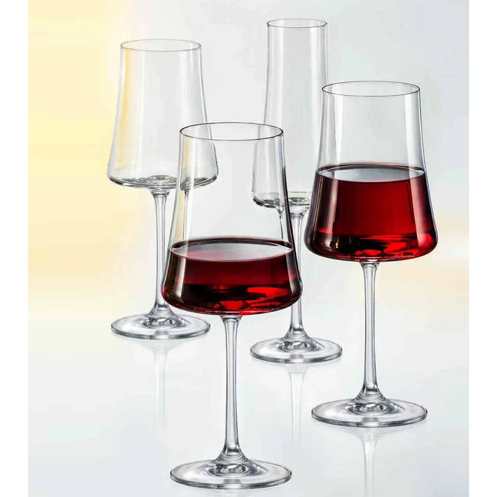 Jogo De Taças Para Água Em Cristal Xtra Com 6 Peças 460ml Bohemia em Oferta na Shopee