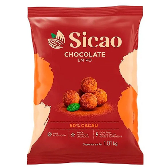 Chocolate em Pó 50% Cacau 1,01Kg SICAO em Oferta na Shopee