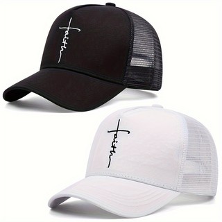 1 Peça boné de baseball bordado masculino com cruz para uso diário casual na primavera e outono.