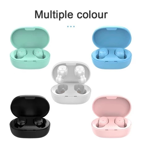 A6S TWS Fone De Ouvido Sem Fio Bluetooth 5.0 Estéreo Macaron Redmi Airdots Pro3  Mini Fones Android IOS em Oferta na Shopee