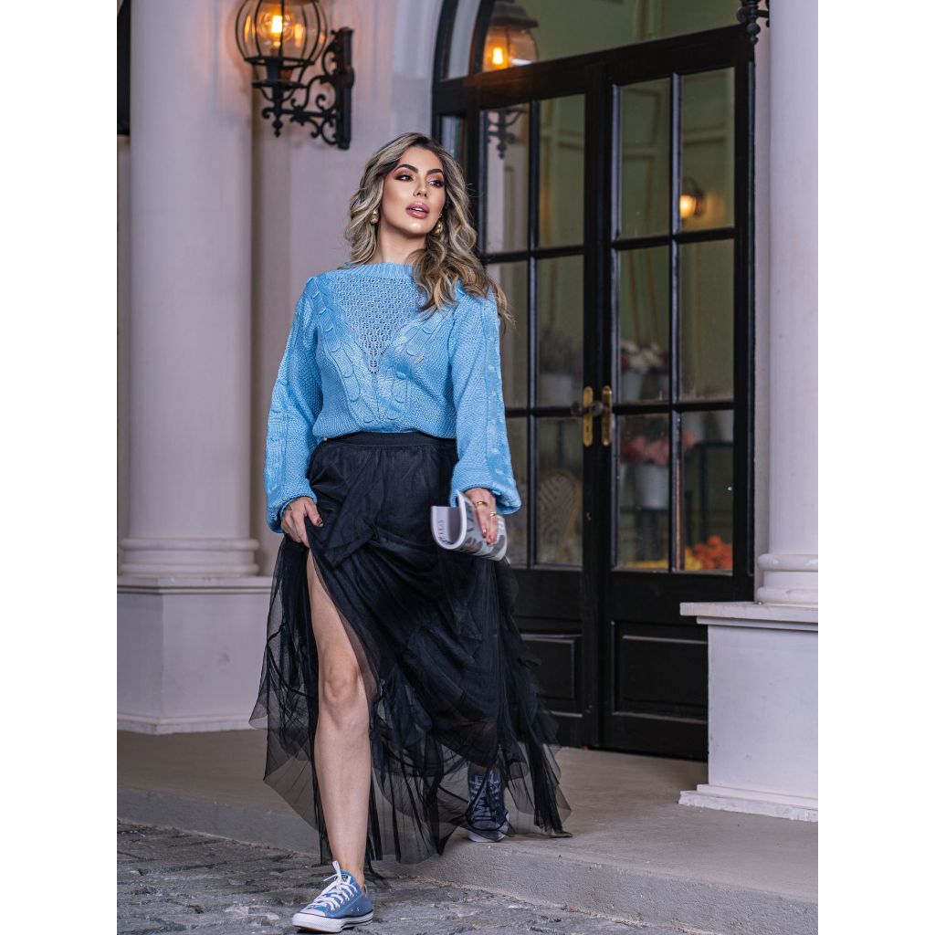Blusa Feminina com Rendas Luciana