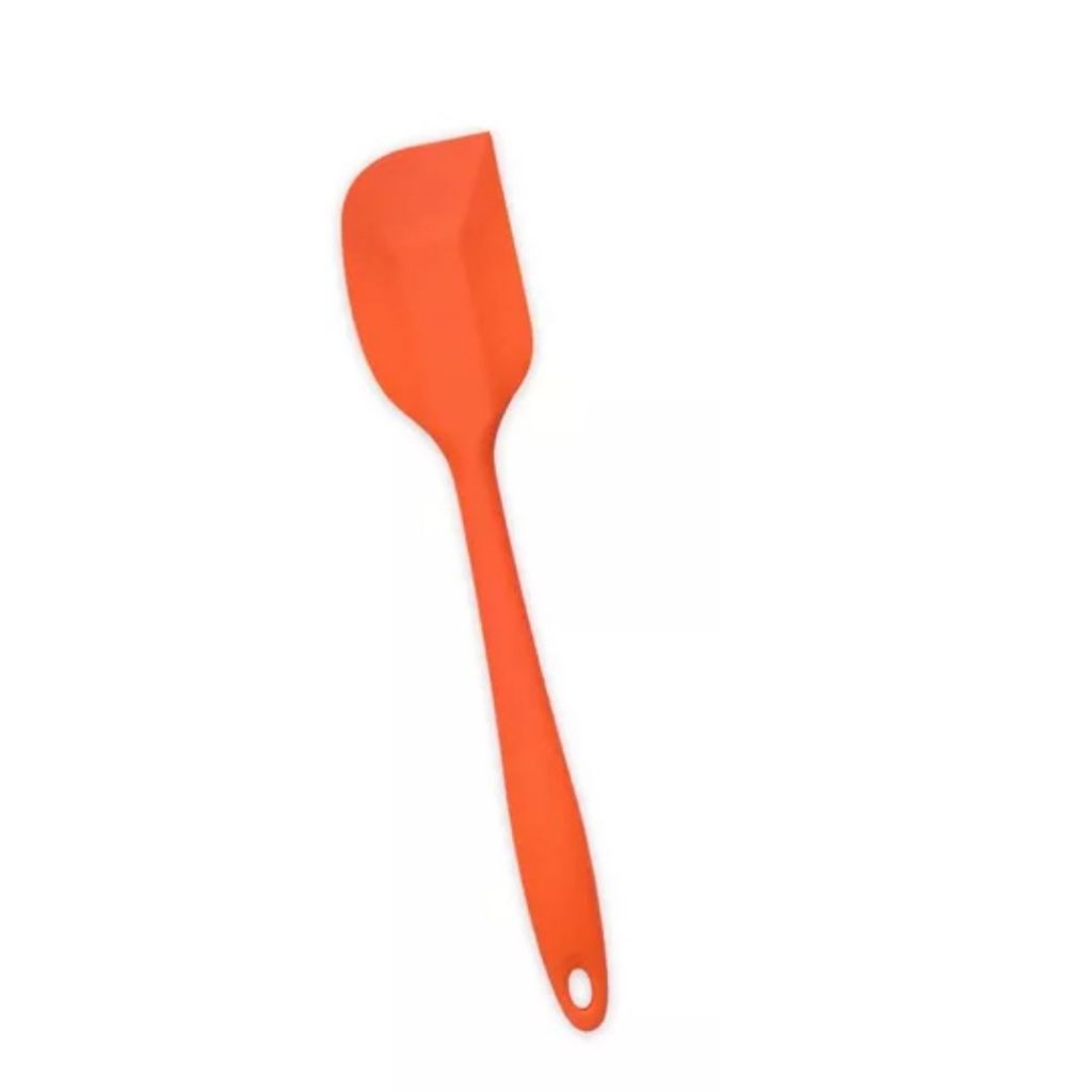 Espátula Pão Duro Reta Silicone Duplo - Laranja em Oferta na Shopee