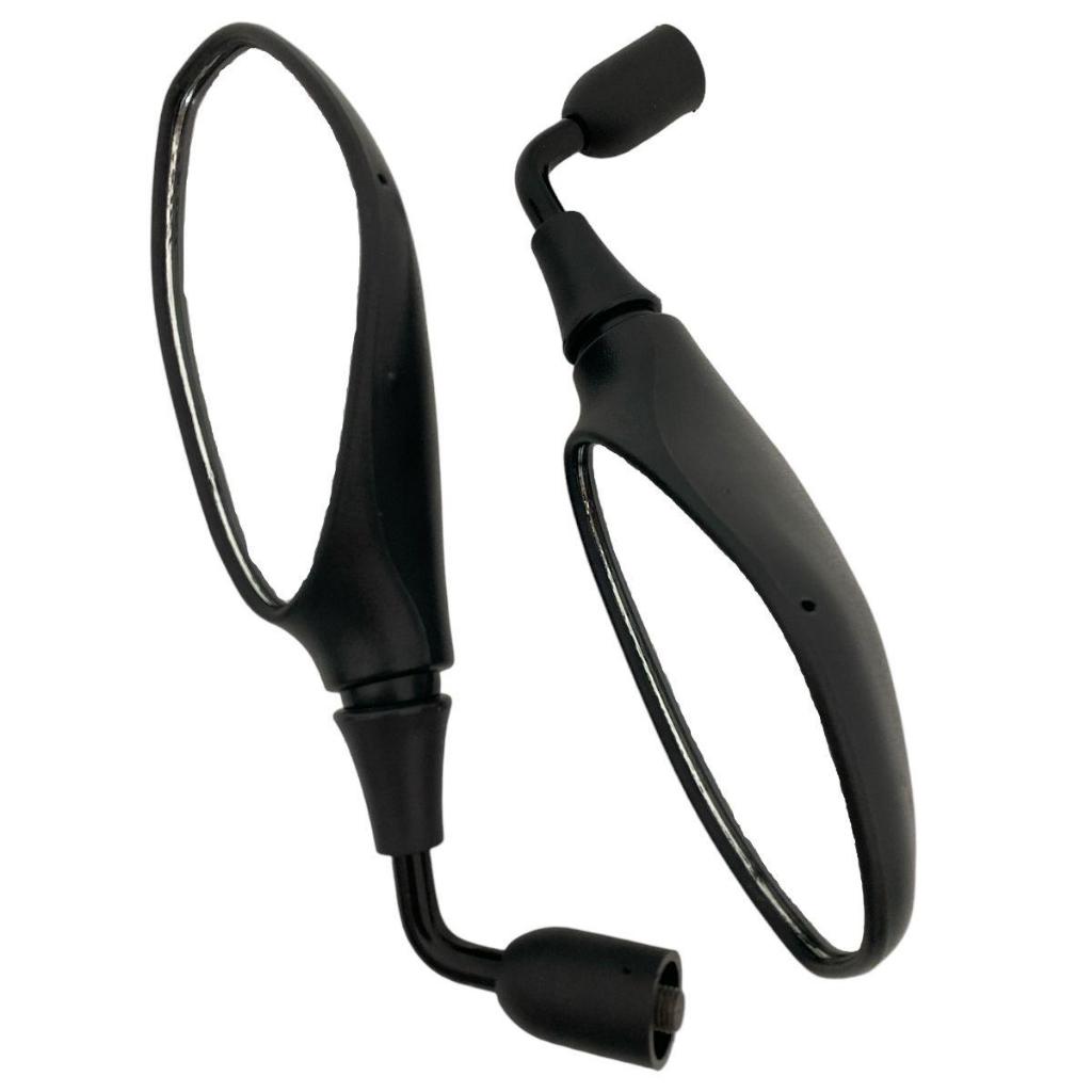 Par Retrovisor Modelo Bmw F800 GS650 Fixo Haste Rebaixdo 90° Honda/Yamaha — imagem 2 de 2