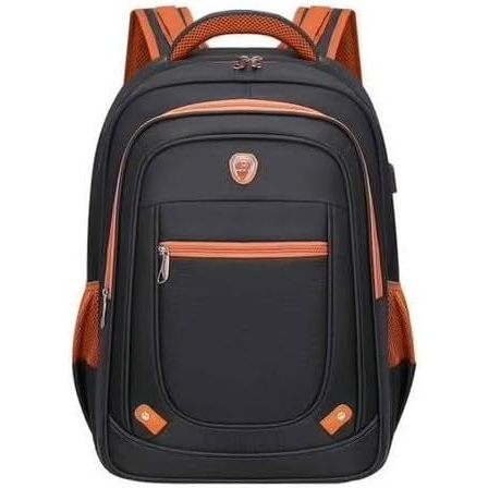 Mochila Masculina Feminina Faculdade, escola e viagens Impermeável Resistente Grande e reforçada com usb (CINZA)