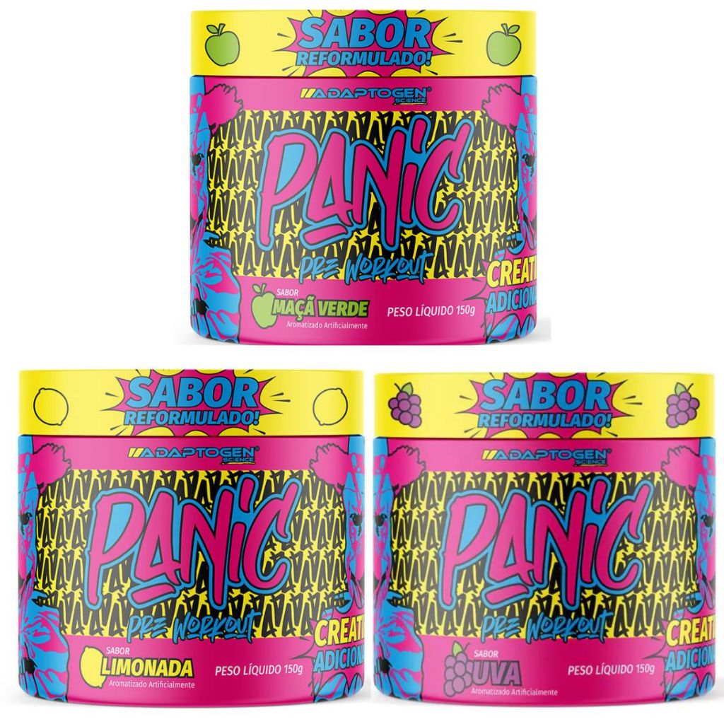 Panic Pré-Treino 150g - ADAPTOGEN SCIENCE