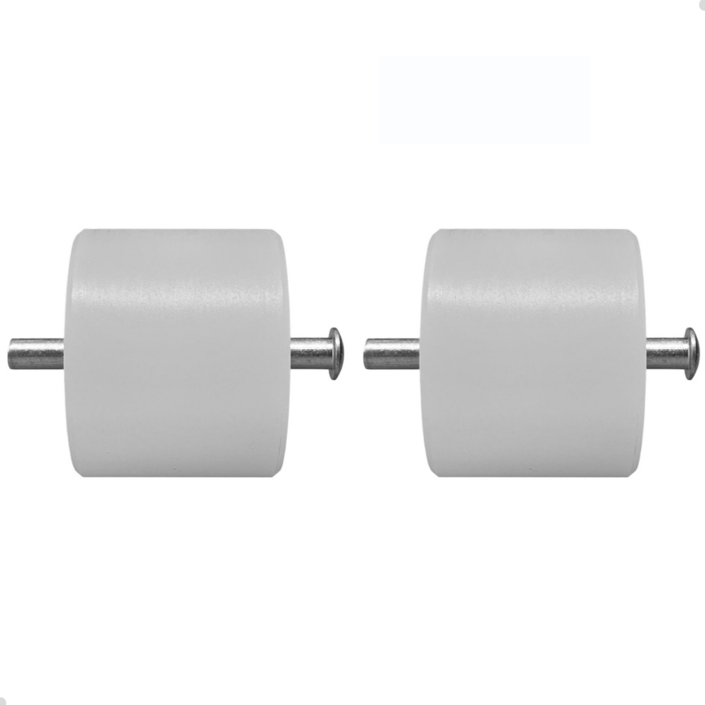 Kit 2 Pés Traseiro Rodinha + Pinos Para Geladeira Electrolux Df47 Df50 Dc46 Dc51 Dfn49 em Oferta na Shopee